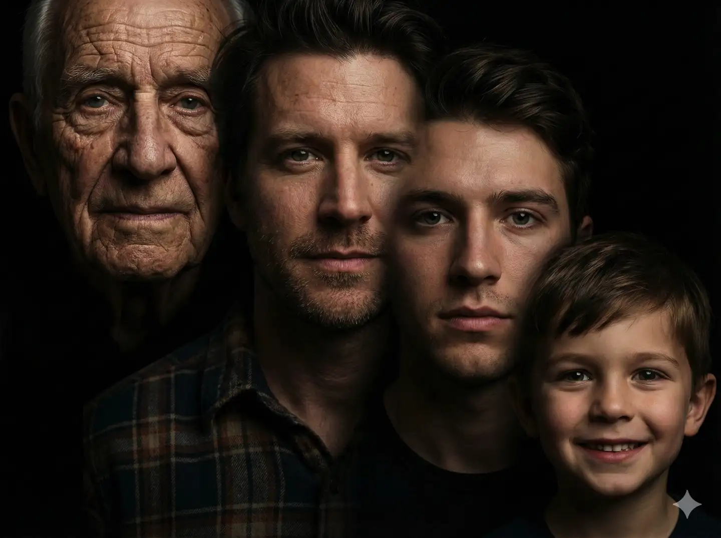 Egyetlen fotóból négy generáció: így készíthetsz lélegzetelállító portrésorozatot mesterséges intelligenciával