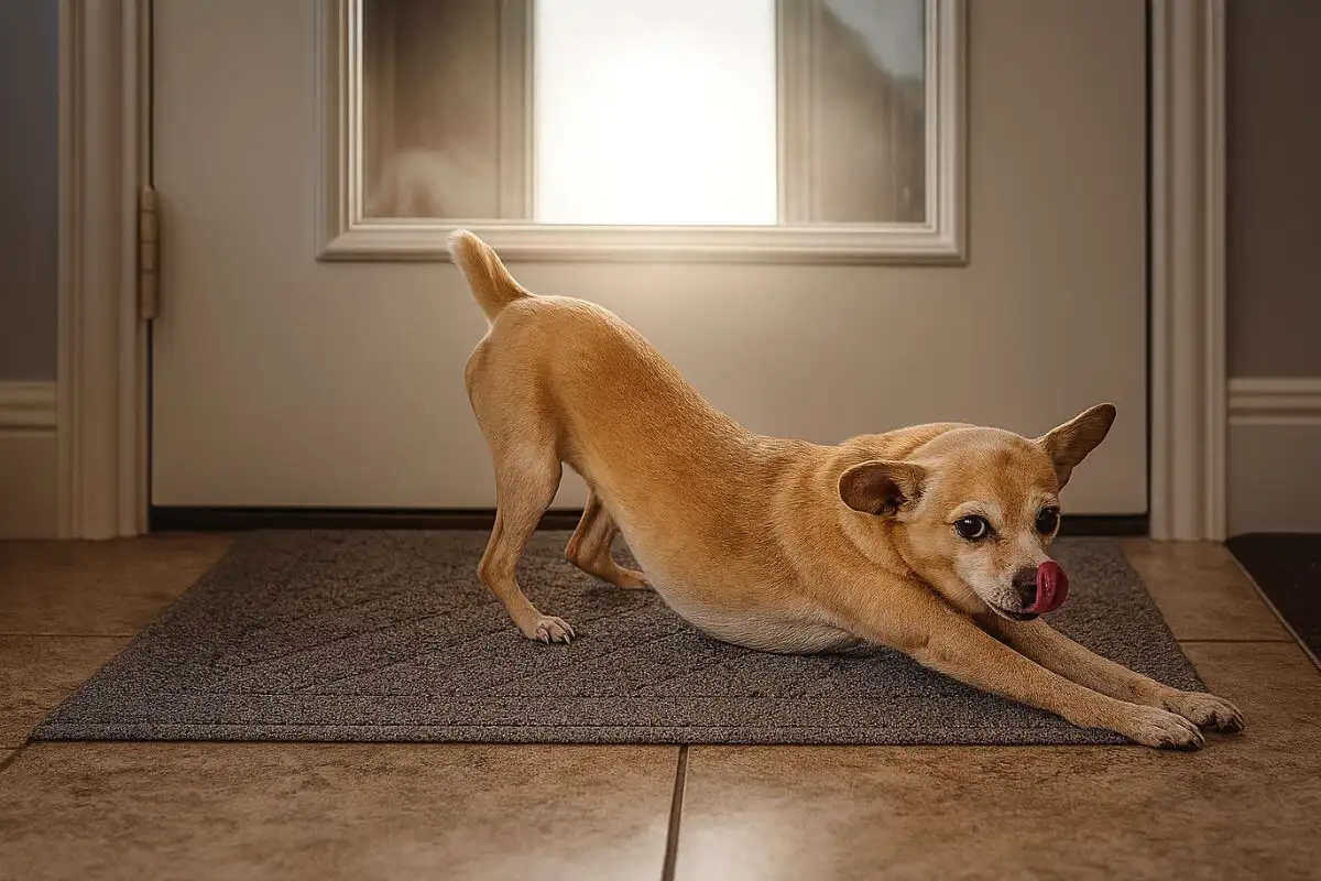 A kutyád kinyújtja az első lábait és felnyomja a popsiját? Ez a viselkedés örömet vagy aggodalmat válthat ki!