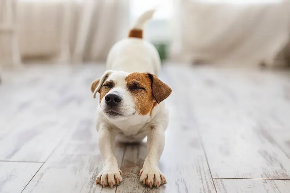 A kutyád kinyújtja az első lábait és felnyomja a popsiját? Ez a viselkedés örömet vagy aggodalmat válthat ki!