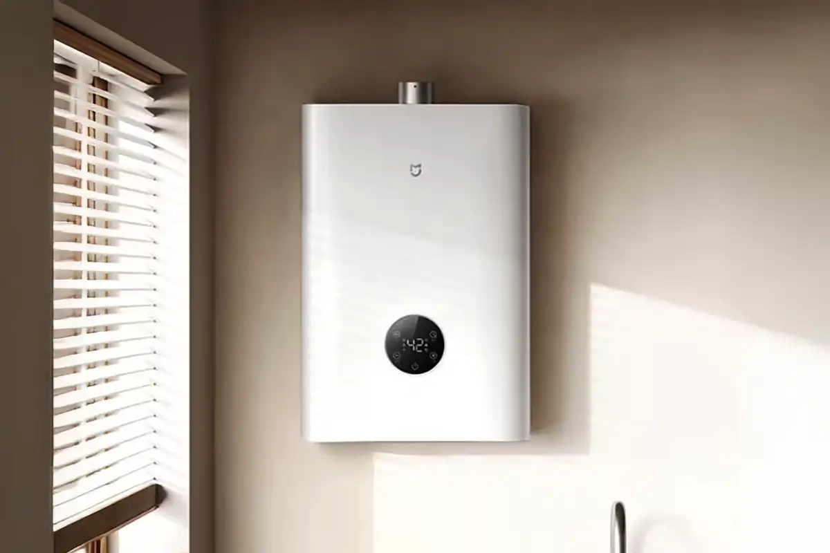 Xiaomi új gázos vízmelegítője: azonnali meleg víz 0,5°C pontossággal – akár okostelefonról vezérelve